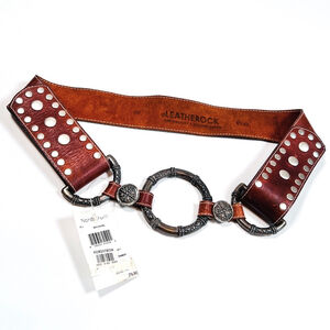 Leatherock Womans Belt Brown S/M Vintage